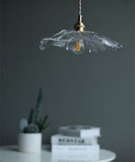 Retro Lotus Creative Glass Pendant Lamp