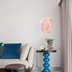 Metal Pendant Lamp with Perforated Shade