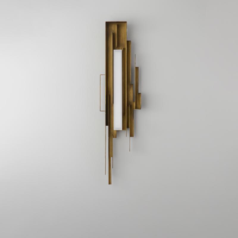 Metal Carved Wall Sconce