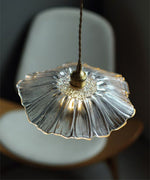 Retro Lotus Creative Glass Pendant Lamp