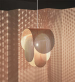 Metal Pendant Lamp with Perforated Shade
