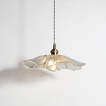 Retro Lotus Creative Glass Pendant Lamp