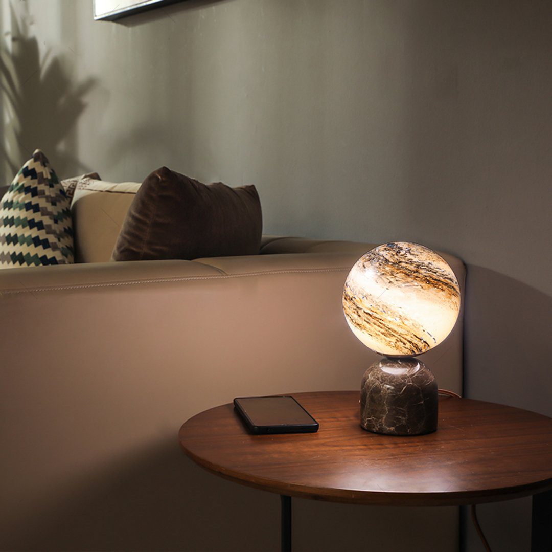 Small Marble Desk Lamp