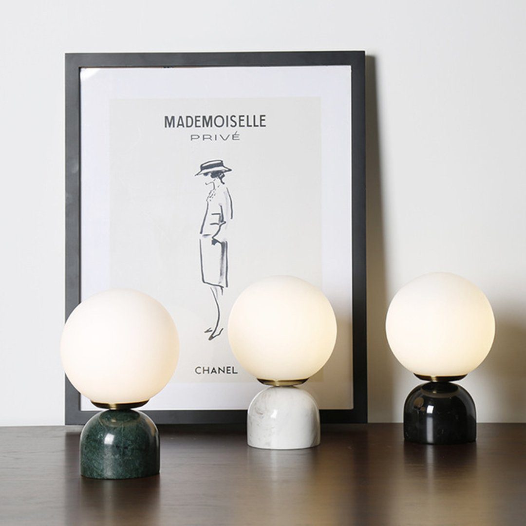 Small Marble Desk Lamp