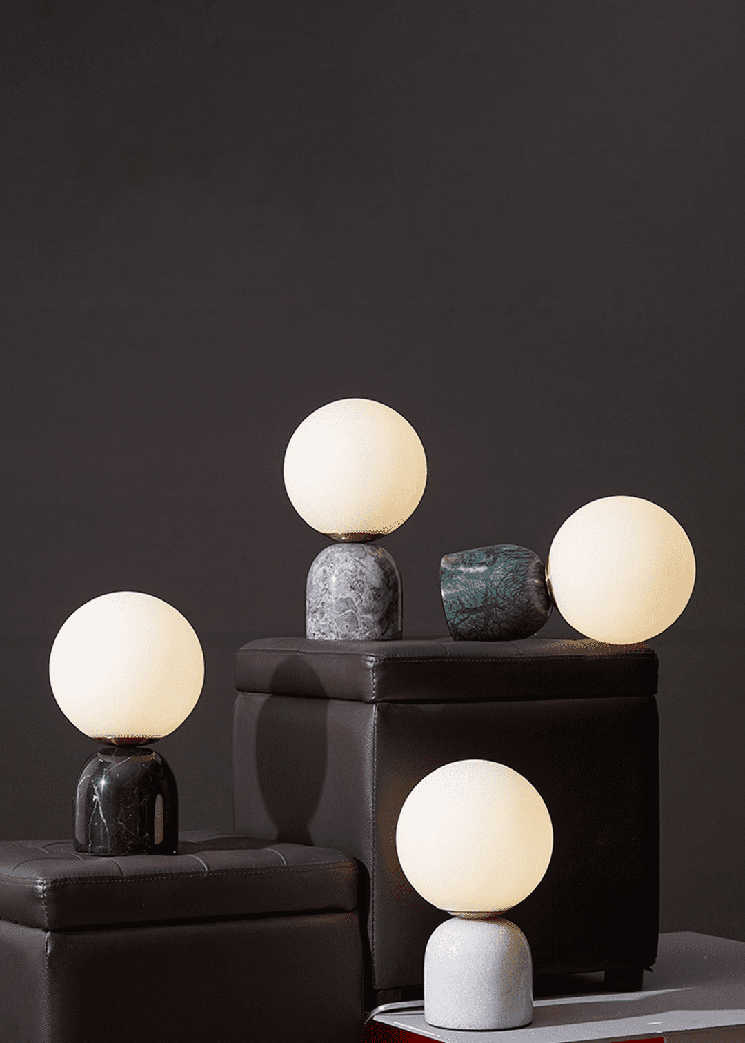 Small Marble Desk Lamp