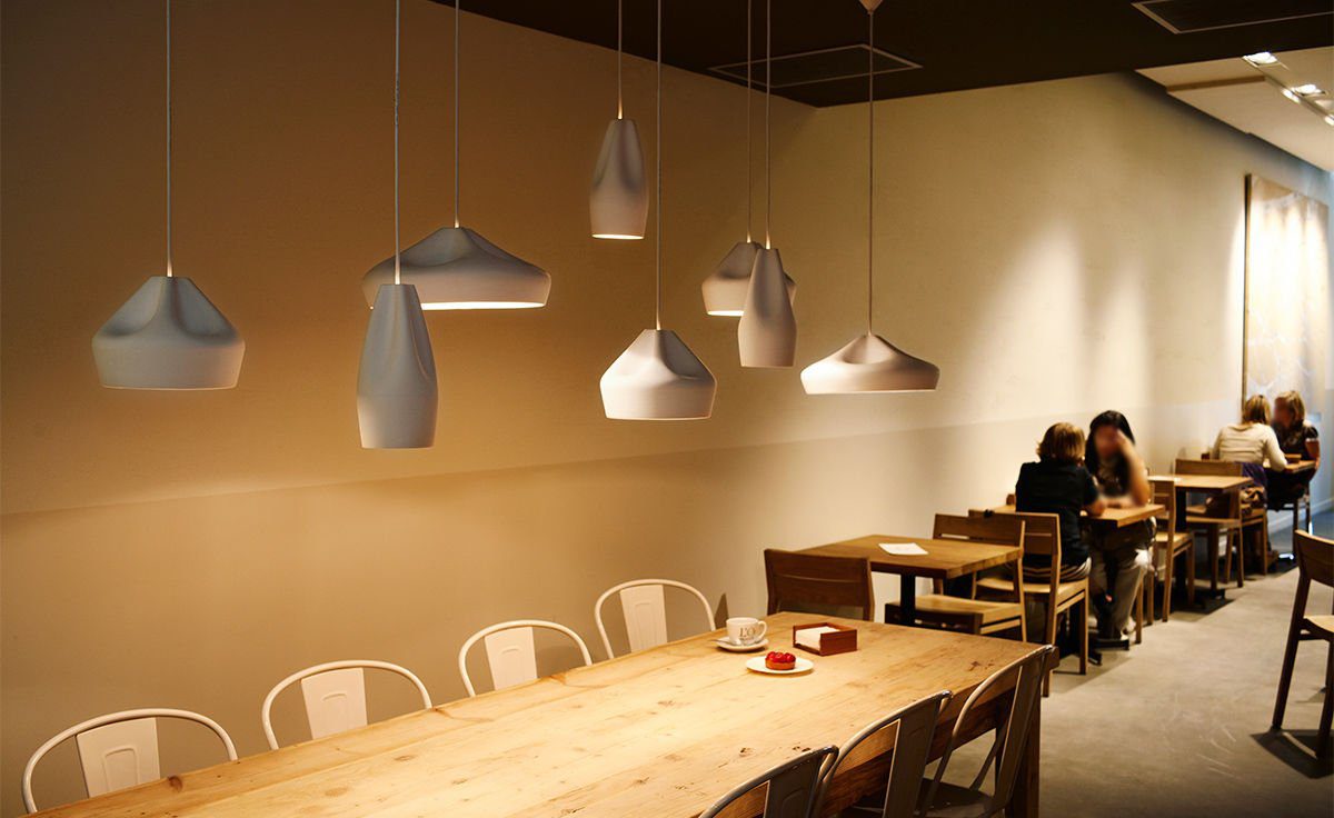 Pleated Box Hanging Light Fixtur