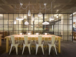 Pleated Box Hanging Light Fixtur