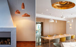 Pleated Box Hanging Light Fixtur