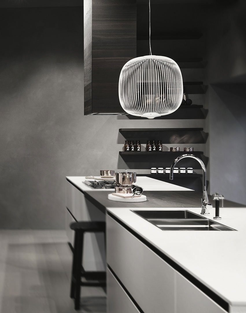 Spoke Suspension Pendant Light