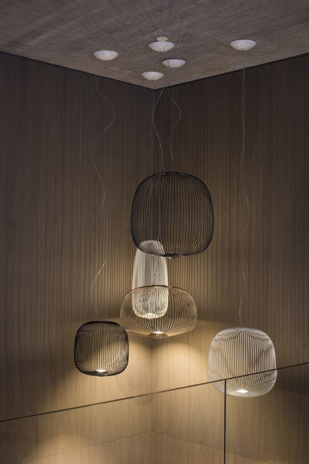 Spoke Suspension Pendant Light