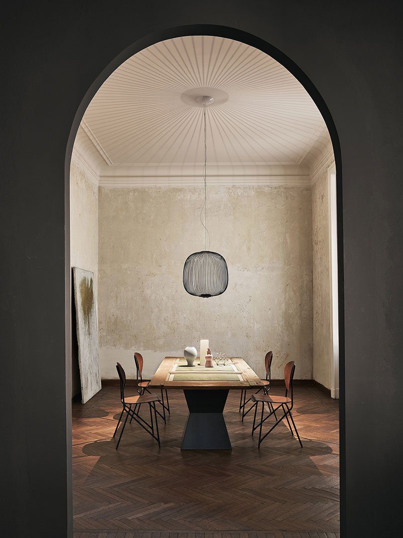 Spoke Suspension Pendant Light