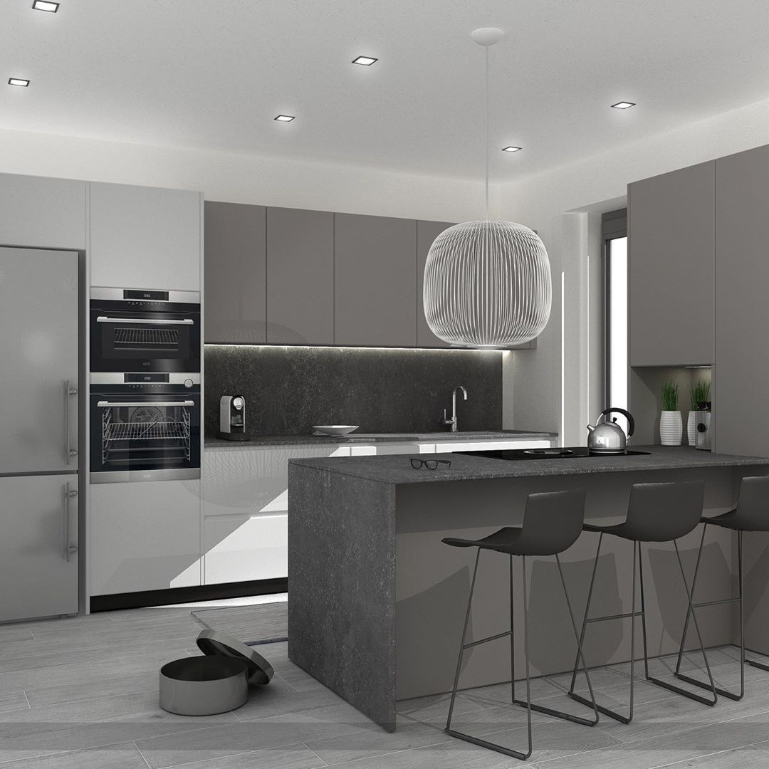 Spoke Suspension Pendant Light