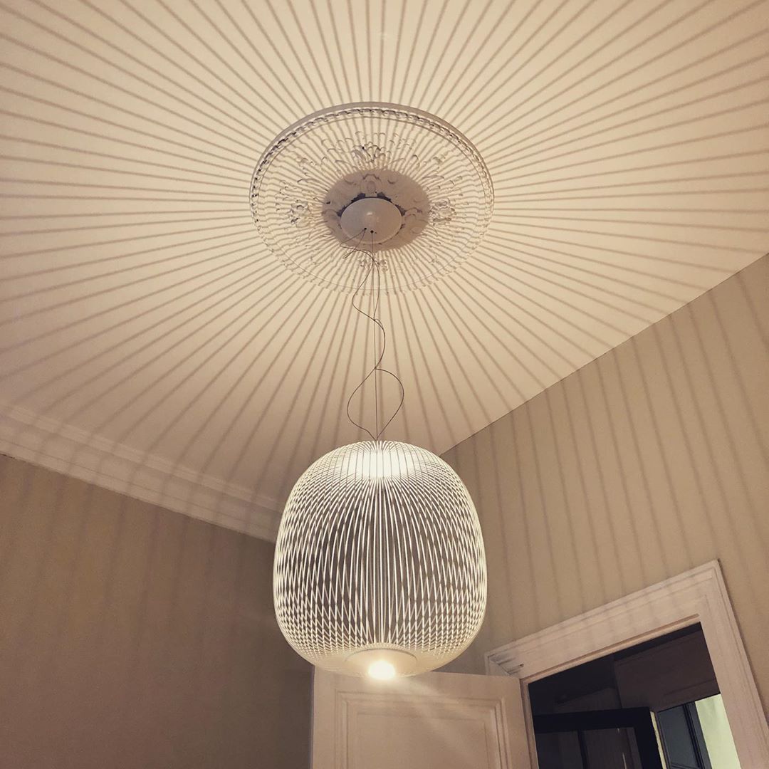 Spoke Suspension Pendant Light