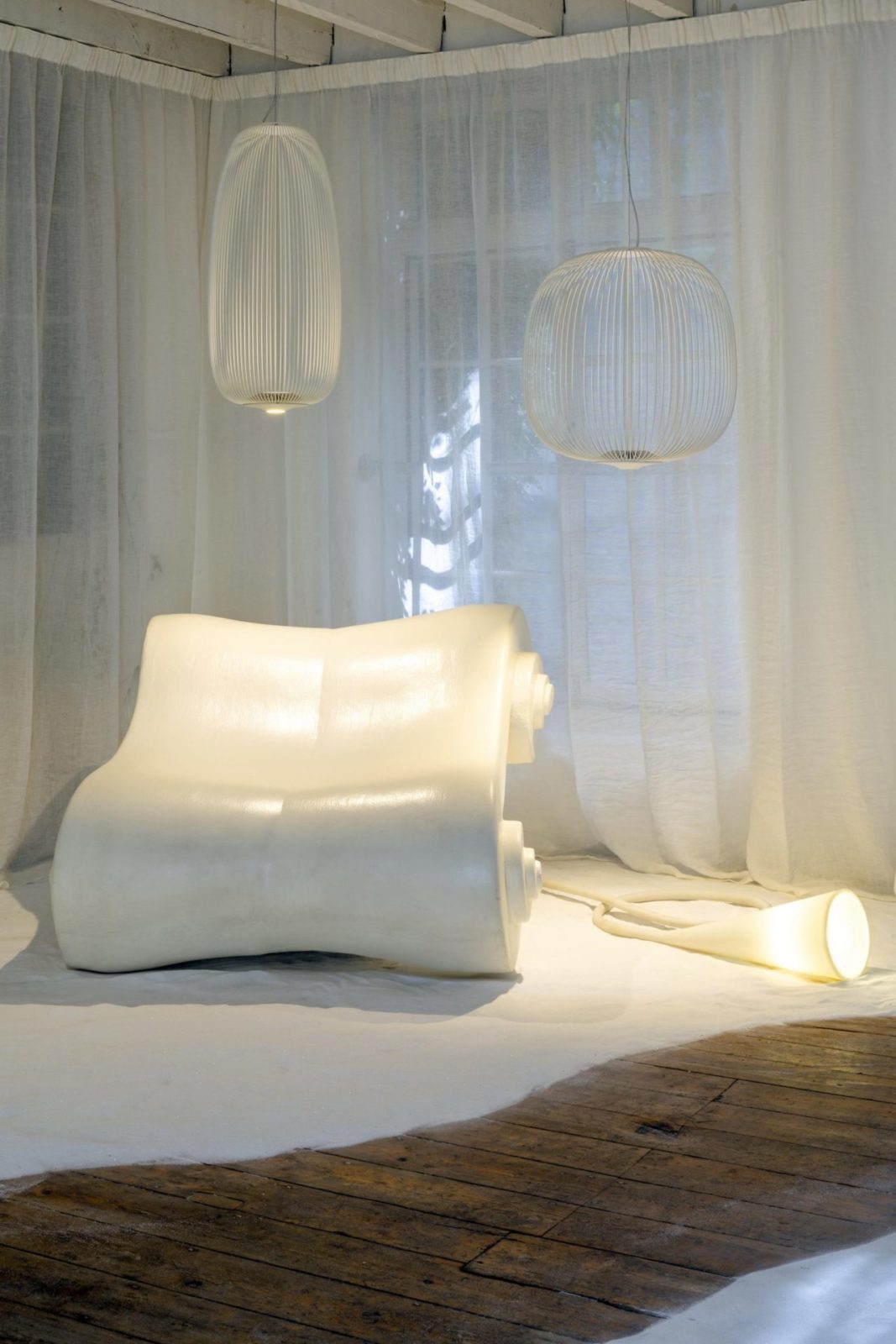 Spoke Suspension Pendant Light