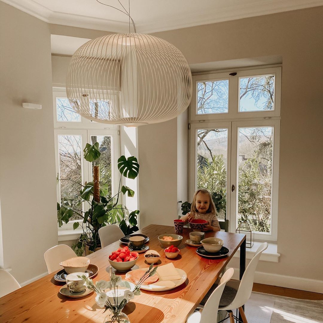 Spoke Suspension Pendant Light