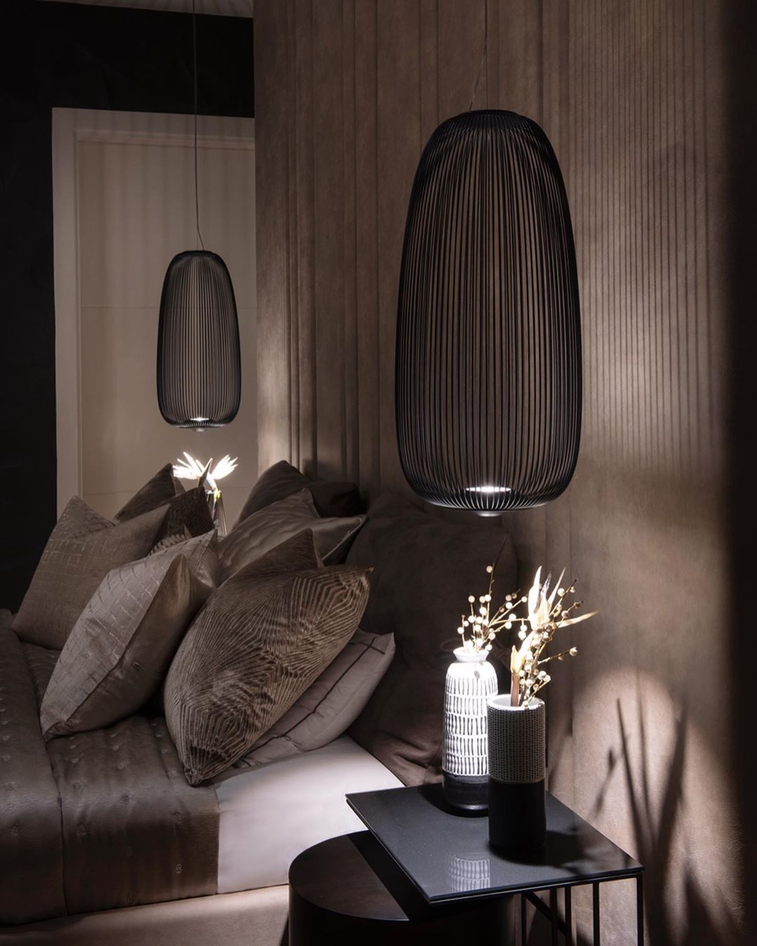 Spoke Suspension Pendant Light