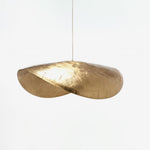 Hammered Brass Hanging Pendant Light