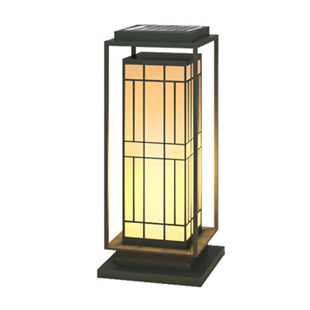 Retro Chinese Style Solar Led Waterproof Garden Decorative Lights Landscape Lighting