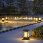 Retro Chinese Style Solar Led Waterproof Garden Decorative Lights Landscape Lighting