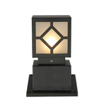 Retro European Square Outdoor Waterproof Led Garden Light Solar Landscape Decorative Lamp