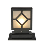 Retro European Square Outdoor Waterproof Led Garden Light Solar Landscape Decorative Lamp