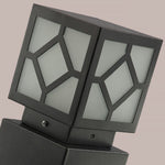 Retro European Square Outdoor Waterproof Led Garden Light Solar Landscape Decorative Lamp