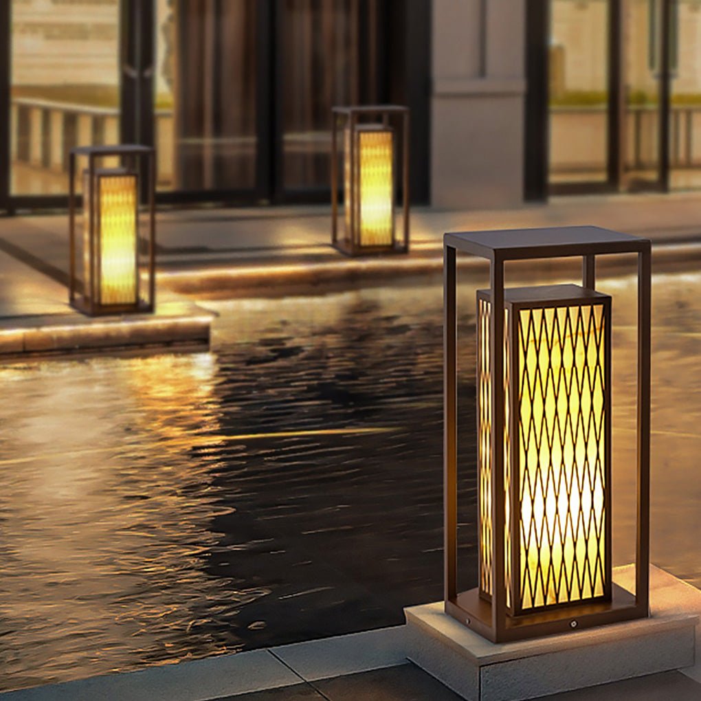 Retro Outdoor Waterproof Chinese Style Courtyard Landscape Decorative Lighting