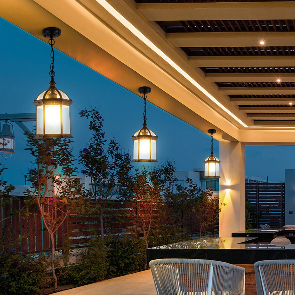 Vintage Inspired Waterproof Outdoor Wall Lamp Versatile Pendant Landscape Lighting For Gardens And Villas