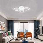 Elegant Semi Flush Mount Ceiling Lights With Unique Overlapping Rings