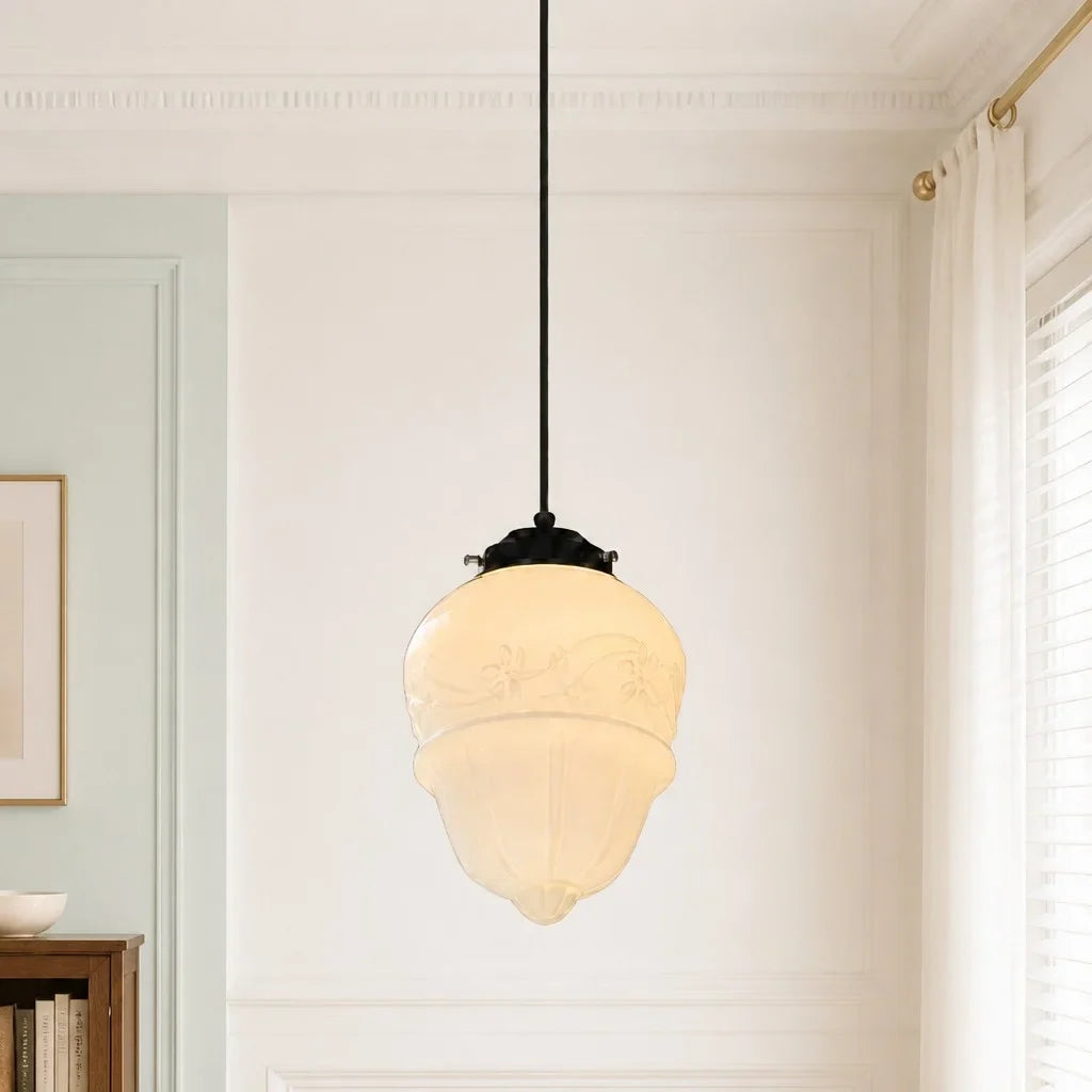 vintage-art-deco-geometric-milk-glass-pendant-light