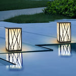 Square Led Waterproof Solar Post Light