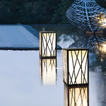 Square Led Waterproof Solar Post Light