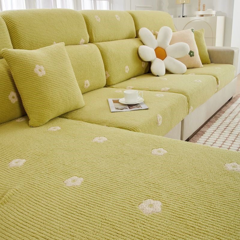 Floral Pattern Magic Sofa Cover