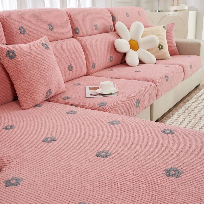 Floral Pattern Magic Sofa Cover