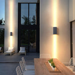 Two Light Effect Optional Waterproof Led Wall Light For Outdoor Villa Courtyard