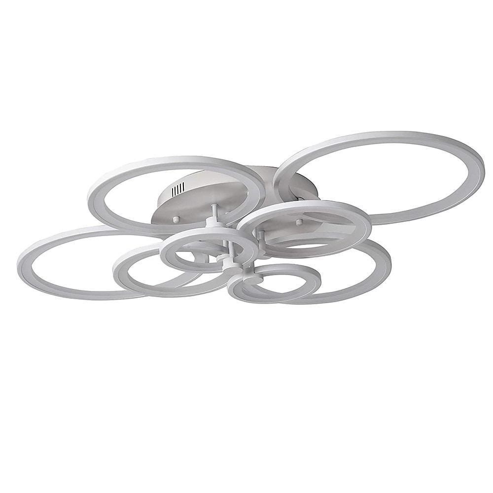 Elegant Semi Flush Mount Ceiling Lights With Unique Overlapping Rings