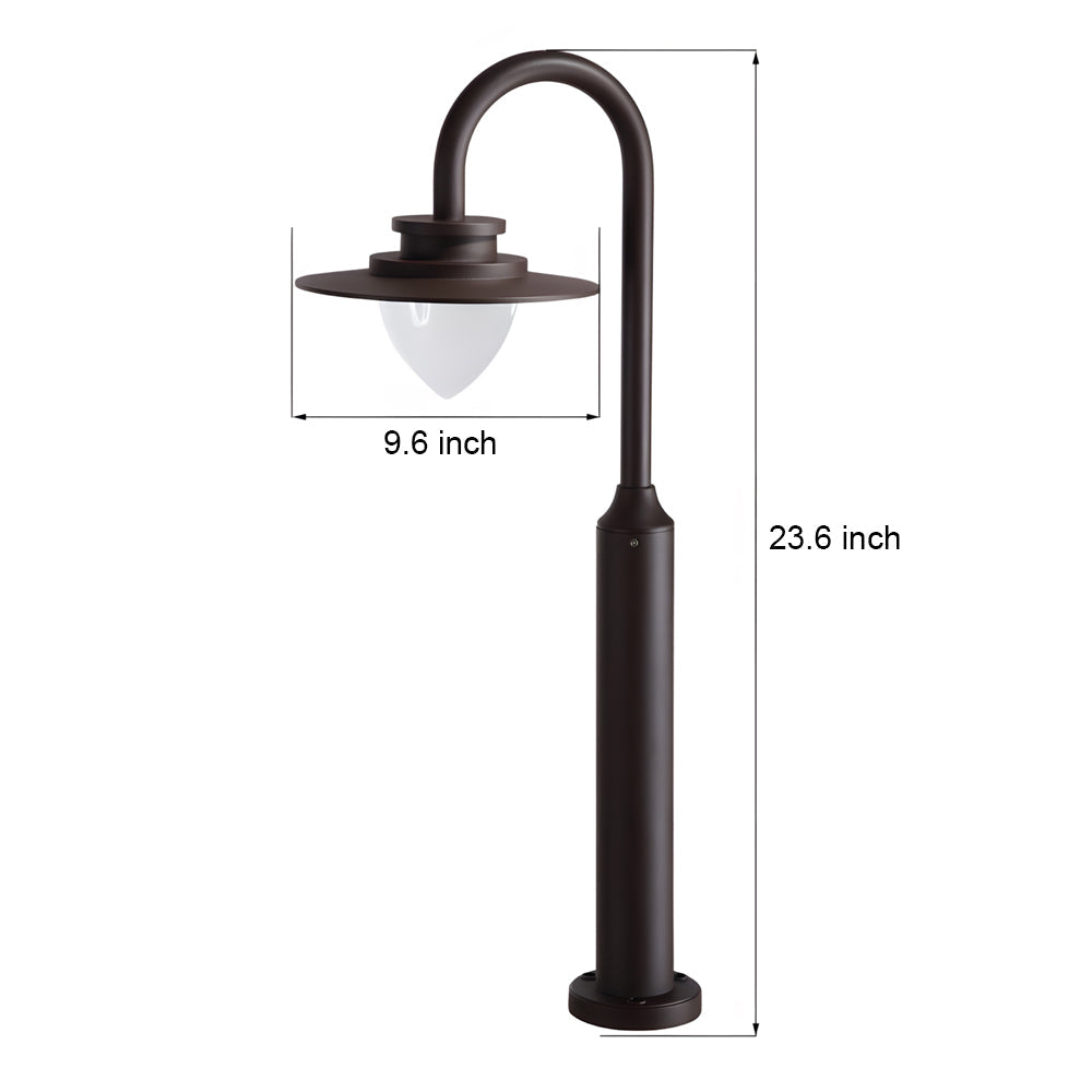 Nordic Minimalist Arc Arm Lawn Lamp Led Waterproof Outdoor Landscape Decorative Lighting