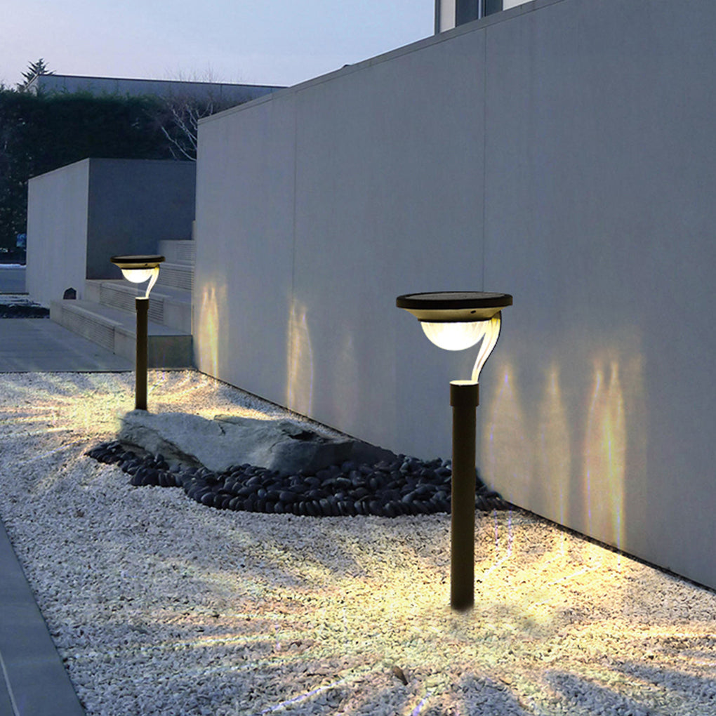 Solar Outdoor Waterproof Light Sense Design Led Landscape Lawn Lamp