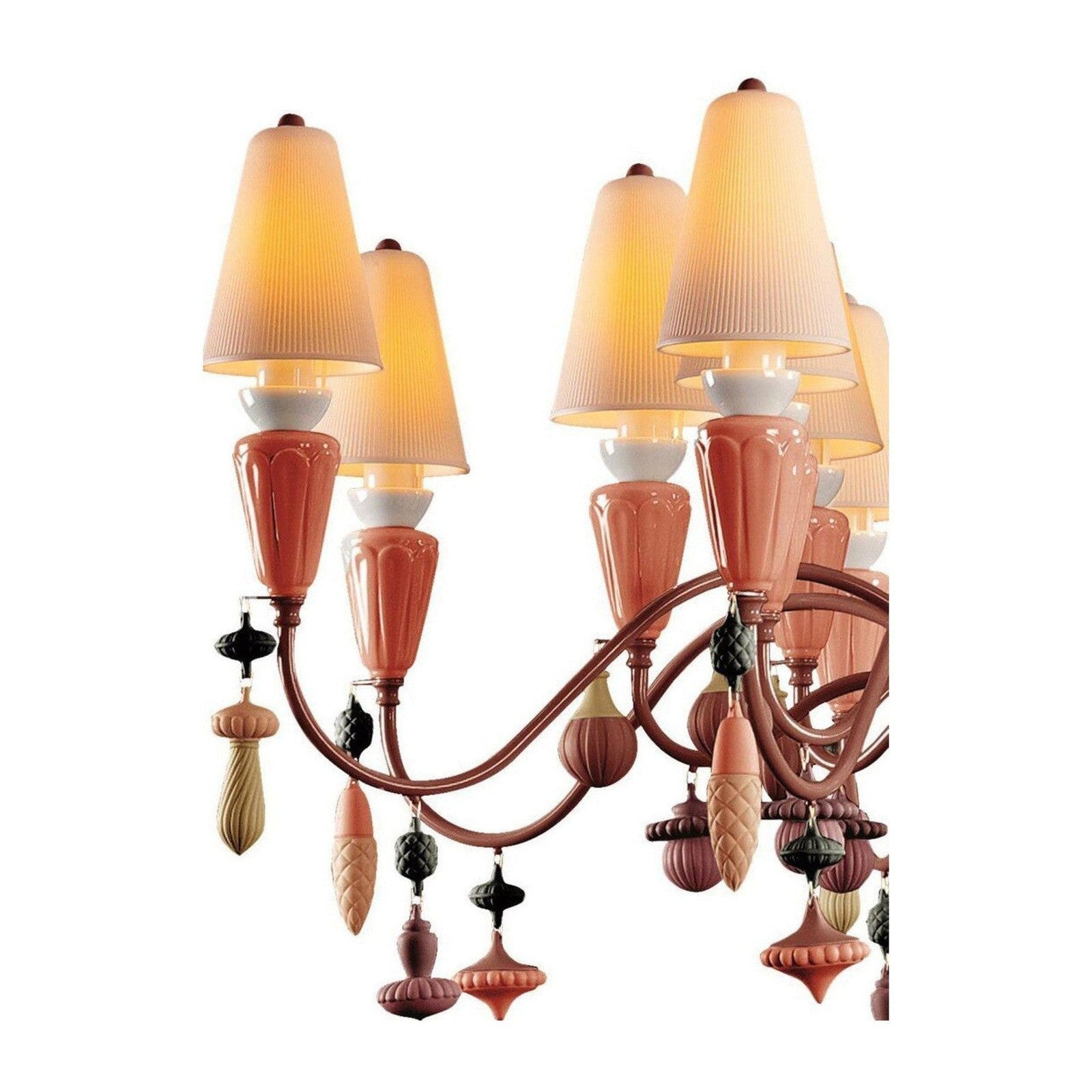 Lladro Ivy and Seed 16 Lights Chandelier Flat Model (US)