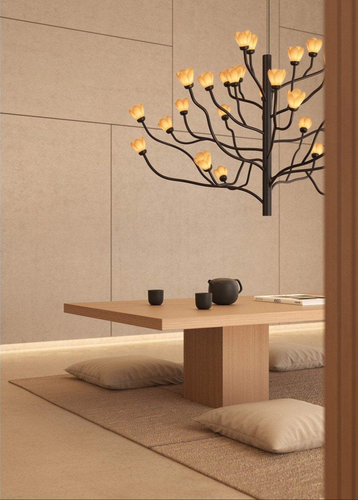 Lladro Mokuren Chandelier