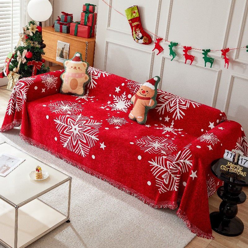 All Season Christmas Sofa Cover