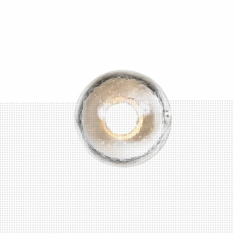 Round Bowl Glass LED Waterproof Transparent Rustic Outdoor Wall Lights