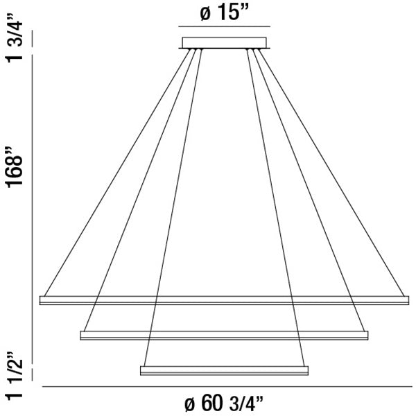 Spunto LED Chandelier