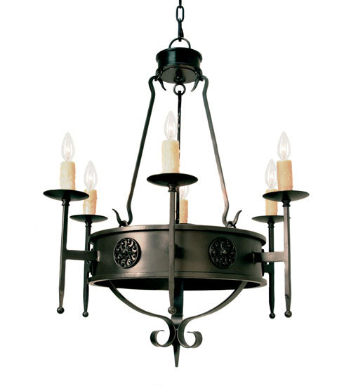 Six Light Chandelier