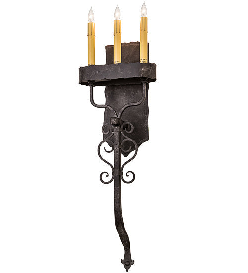 Three Light Wall Sconce