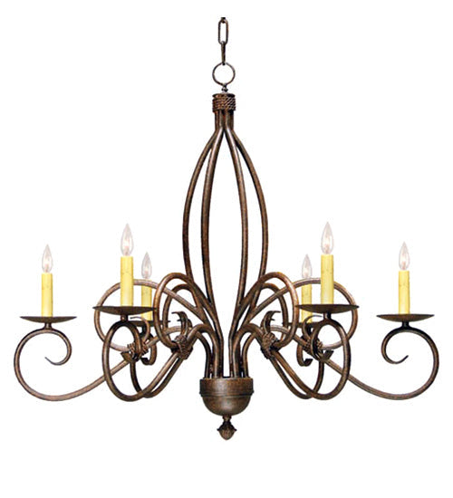 Six Light Chandelier