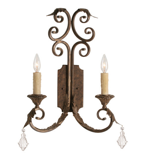 Two Light Wall Sconce