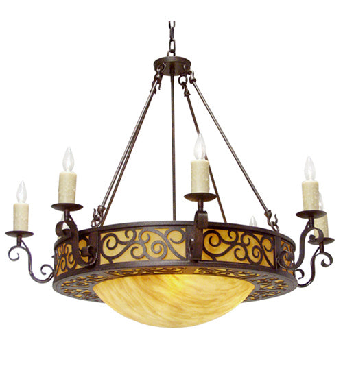 Ten Light Chandelier