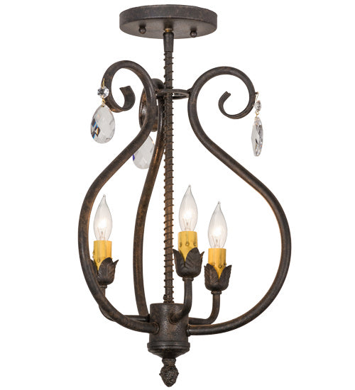 Three Light Chandelier