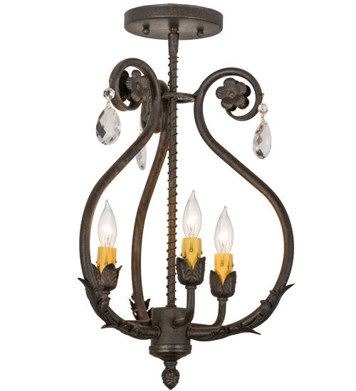 Three Light Chandelier
